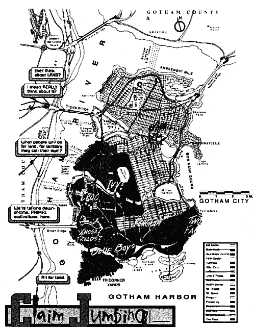 Map Gotham City