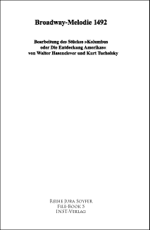 Umschlag Soyfer: Broadway-Melody - 1492