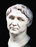 The headpiece of the city founder general Pompeiopolis' statue